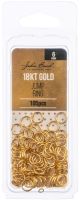 Jump Ring 6x.7mm 21ga 105 Per Pkg 18kt Gold Plated