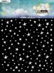 Studio Light Moon Flower Stencil 6 inch X6 inch NR. 73 Stars Background