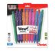 Pentel Wow Retractable Ballpoint Pens 1.4mm 18Per PkgAssorted