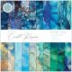 Craft Consortium DoubleSided Paper Pad 12 X 12 30Pkg Ink Drops Ocean 20 Designs