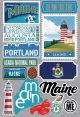 Reminisce Jet Setters 3.0 State Dimensional Stickers Maine
