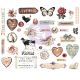 Farm Sweet Farm Chipboard Stickers 35 Per Pkg Shapes W Foil Accents