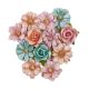 Prima Marketing Mulberry Paper Flowers Sunshine Bliss Peach Tea