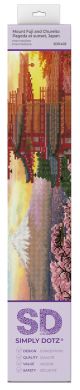 Diamond Dotz Simply Dotz Diamond Art Kit 28.3 inch X13 inch Mount Fuji Sunset