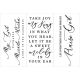 Prima Marketing Re Design Decor Transfers 6 inch X12 inch 3 Sheets Scripture