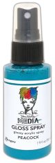 Dina Wakley Media Gloss Sprays 2oz Peacock 1 pack of 1 piece