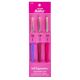Susan Bates Steelite Soft Ergonomic Steel Crochet Hook Set Classic Sizes 1.7mm 1.9mm and 2.1mm
