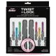 Susan Bates Twist Lock Deluxe Intchg Crochet Hook Set F53.75mm To K10.56.5mm