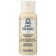 FolkArt Sugar Metallic Acrylic Paint 2oz Crystal White