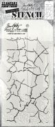 Stampers Anonymous Tim Holtz Layered Stencil 4.125 inch X8.5 inch Fractured