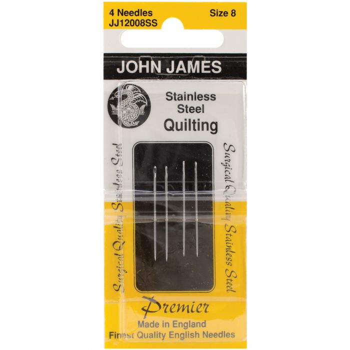 John James Leather Hand Needles-Size 3/7 3/Pkg
