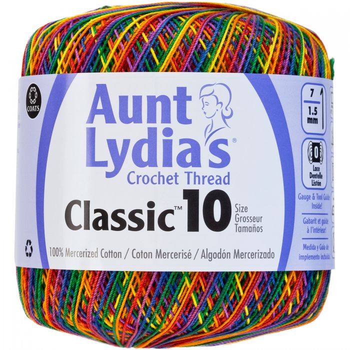 Aunt Lydia's Classic Crochet Thread Size 10-Dark Royal