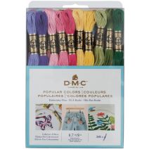 DMC Embroidery Floss Pack 8.7yd Popular Colors 36 Per Pkg
