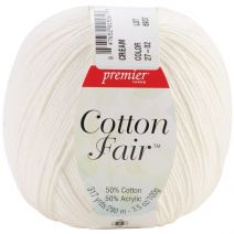 Premier Yarns Cotton Fair Solid Yarn Cream