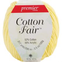 Premier Yarns Cotton Fair Solid Yarn-Lemon Drops