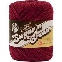 Lily Sugar n Cream Yarn Solids Wine 1 pack of 1 Skein