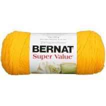Spinrite Bernat Super Value Solid Yarn Bright Yellow