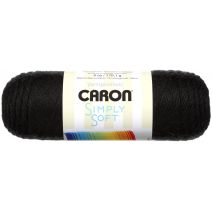 Caron Simply Soft Solids Yarn-Black