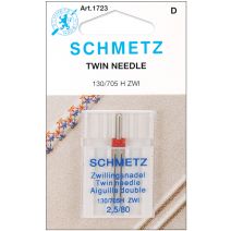 Schmetz Twin Machine Needle-Size 2.5/80 1/Pkg