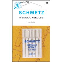 Schmetz Metallic Machine Needles-Size 12/80 5/Pkg