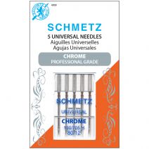 Schmetz Chrome Universal Machine Needles-Size 80/12 5/Pkg