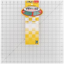 OLFA Frosted Advantage Non-Slip Ruler "The Workhorse"-16-1/2"X16-1/2"