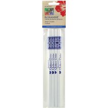 Roxanne Water Soluble Chalk Marking Pencils 4 Per Pkg White