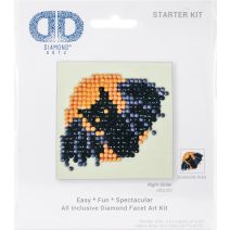 Diamond Dotz Diamond Embroidery Facet Art Kit 4.75"X4.75"-Night Glider
