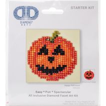 Diamond Dotz Diamond Embroidery Facet Art Kit 4.75"X4.75"-Happy Halloween