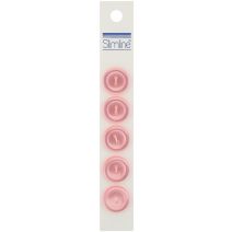 Slimline Buttons Pink 2 Hole 3 Per 4 Inch 5 Per Pkg