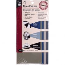 Dritz Stick-On Nylon Patches 3"X7" 4/Pkg-Camp Colors
