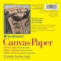 Strathmore Canvas Paper Pad 6Inch X6Inch 10 Sheets
