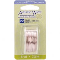 Artistic Wire 22 Gauge 8yd Rose Gold