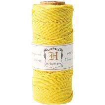 Hemptique Hemp Cord Spool 20lb 205'-Yellow