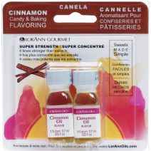 Candy & Baking Flavoring .125oz 2/Pkg-Cinnamon Oil