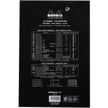 Rhodia Dot Pad 8.25 InchX12.5 Inch Black