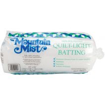 Mountain Mist Quilt-Light Polyester Batting-Crib Size 45"X60"