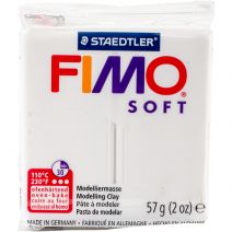 Fimo Soft Polymer Clay 2oz White