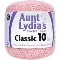 Aunt Lydias Classic Crochet Thread Size 10 Orchid Pink