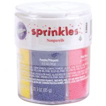 Nonpareils Sprinkles 3oz Bright, 6 Cell