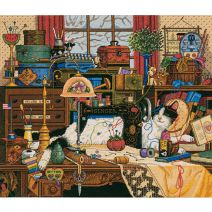 Dimensions Gold Collection Counted Cross Stitch Kit 14"X12"-Maggie The Messmaker (18 Count)