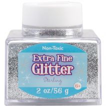 Extra Fine Glitter 2oz-Silver