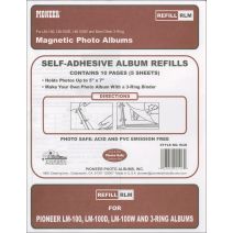 Pioneer Magnetic Photo Album Refill Pages 8.25 Inch X10.5 Inch 5 Per Pkg