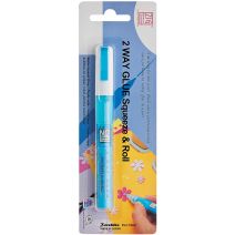 Zig 2 Way Glue Pen Carded Squeeze & Roll