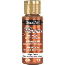 DecoArt Dazzling Metallics Acrylic Paint 2oz Bright Copper