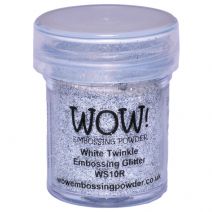 WOW! Embossing Powder 15ml-White Twinkle