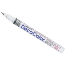 Decocolor Extra Fine Oil Based Opaque Paint Marker Open Stck White