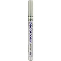 Decocolor Extra Fine Oil-Based Opaque Paint Marker Open Stck-Silver
