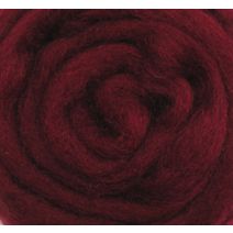 Wistyria Editions Wool Roving 12 Inch .22oz Raspberry