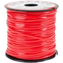 Rexlace Plastic Lacing .0938 Inch X100yd Red